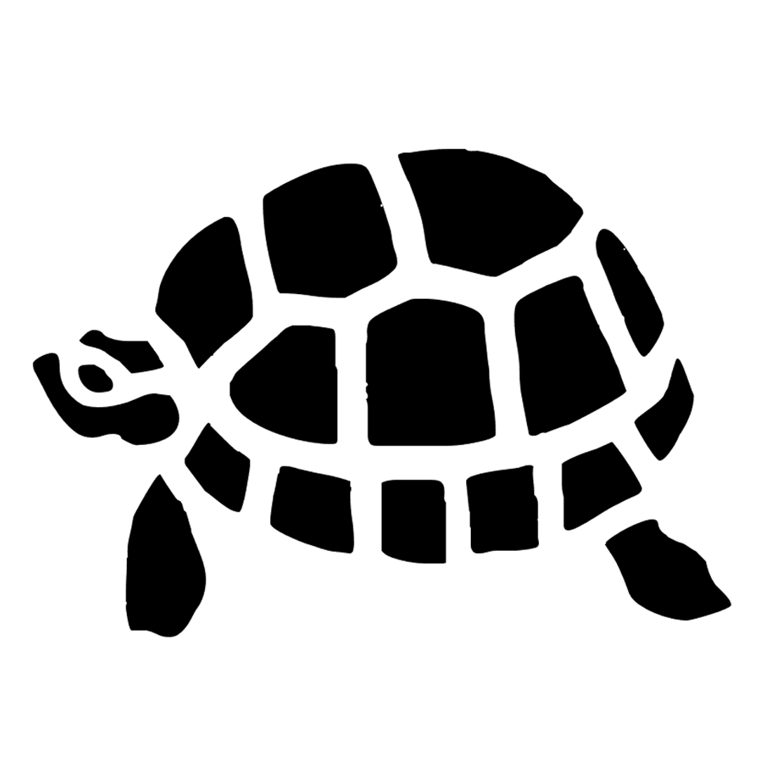 Turtle Pumpkin Carving Stencil