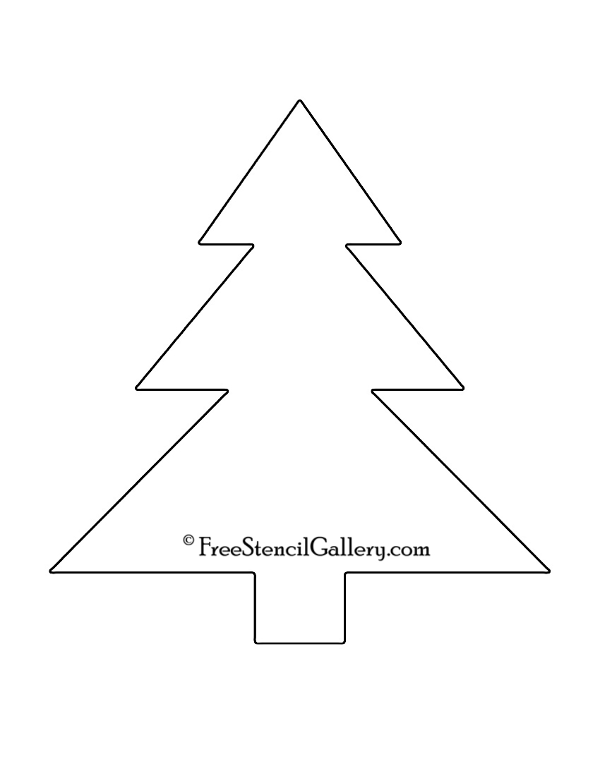 Christmas Tree Stencil 19 Free Stencil Gallery