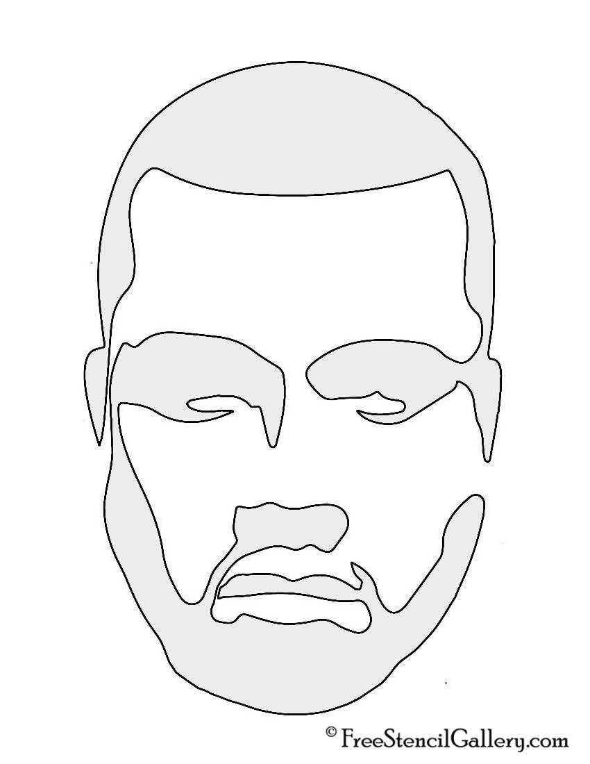 Kanye West Stencil