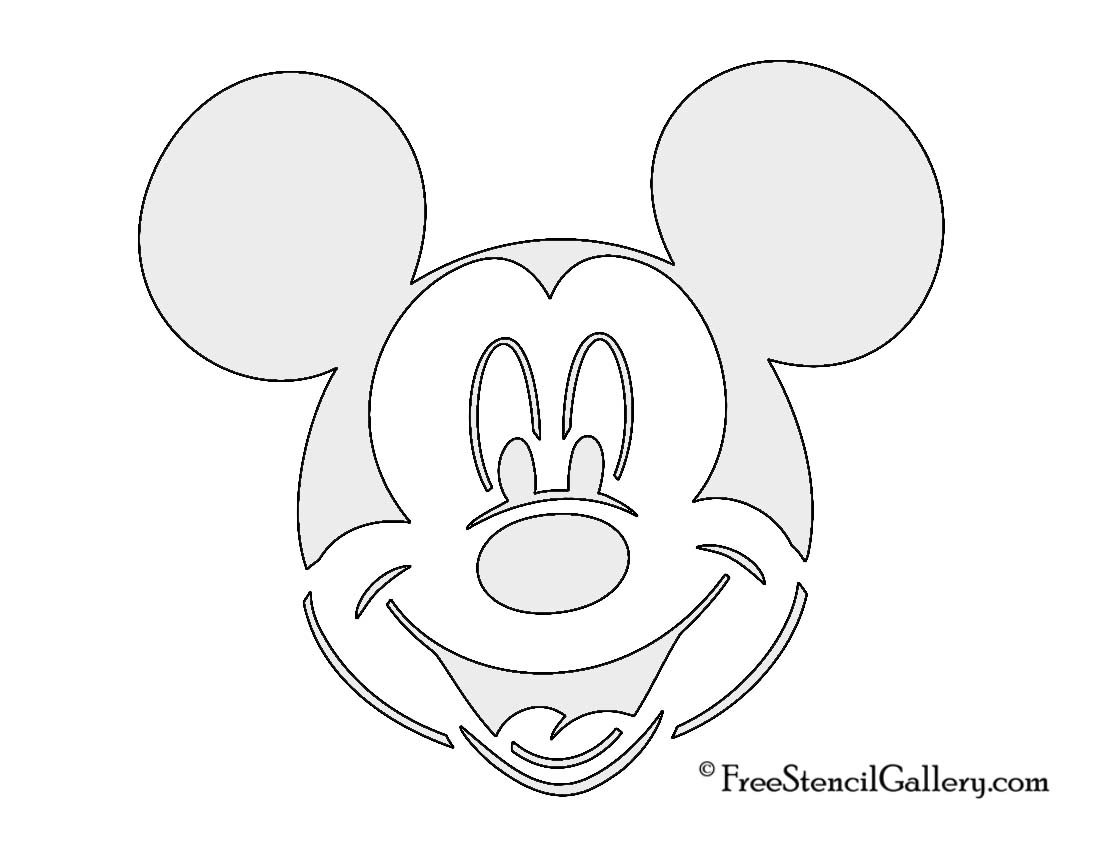 Mickey Mouse Stencil Free Stencil Gallery