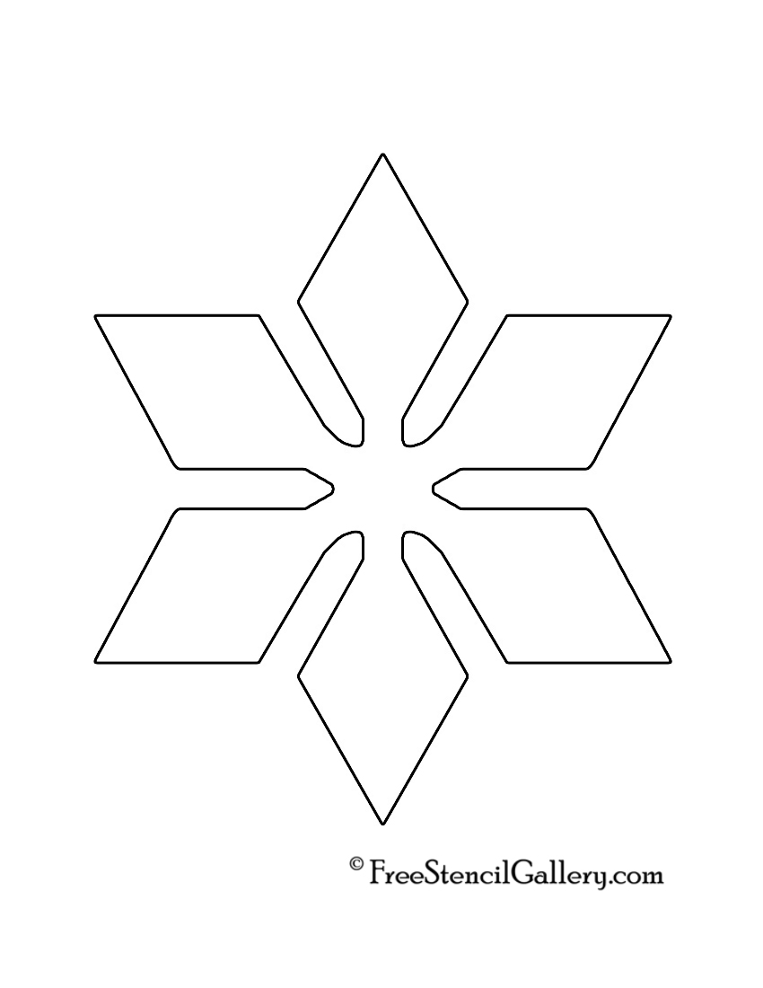 Snowflake Stencil 12