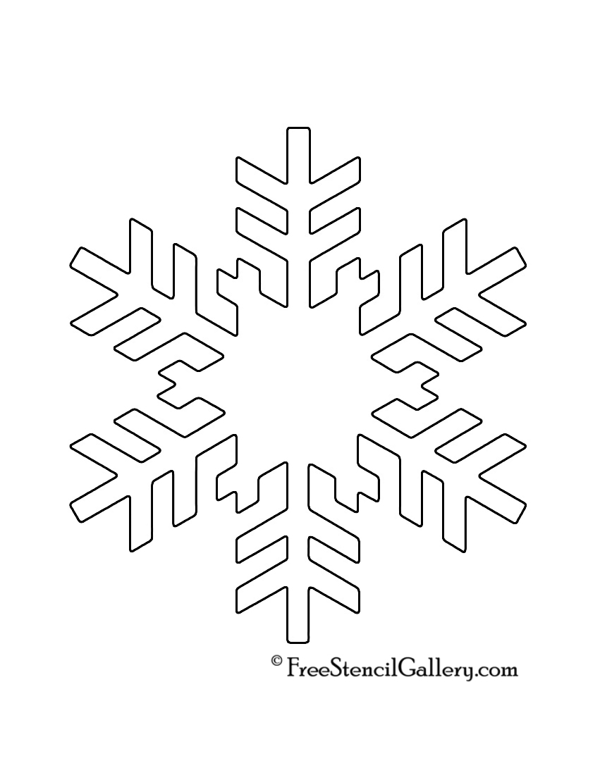 Snowflake Stencil 18