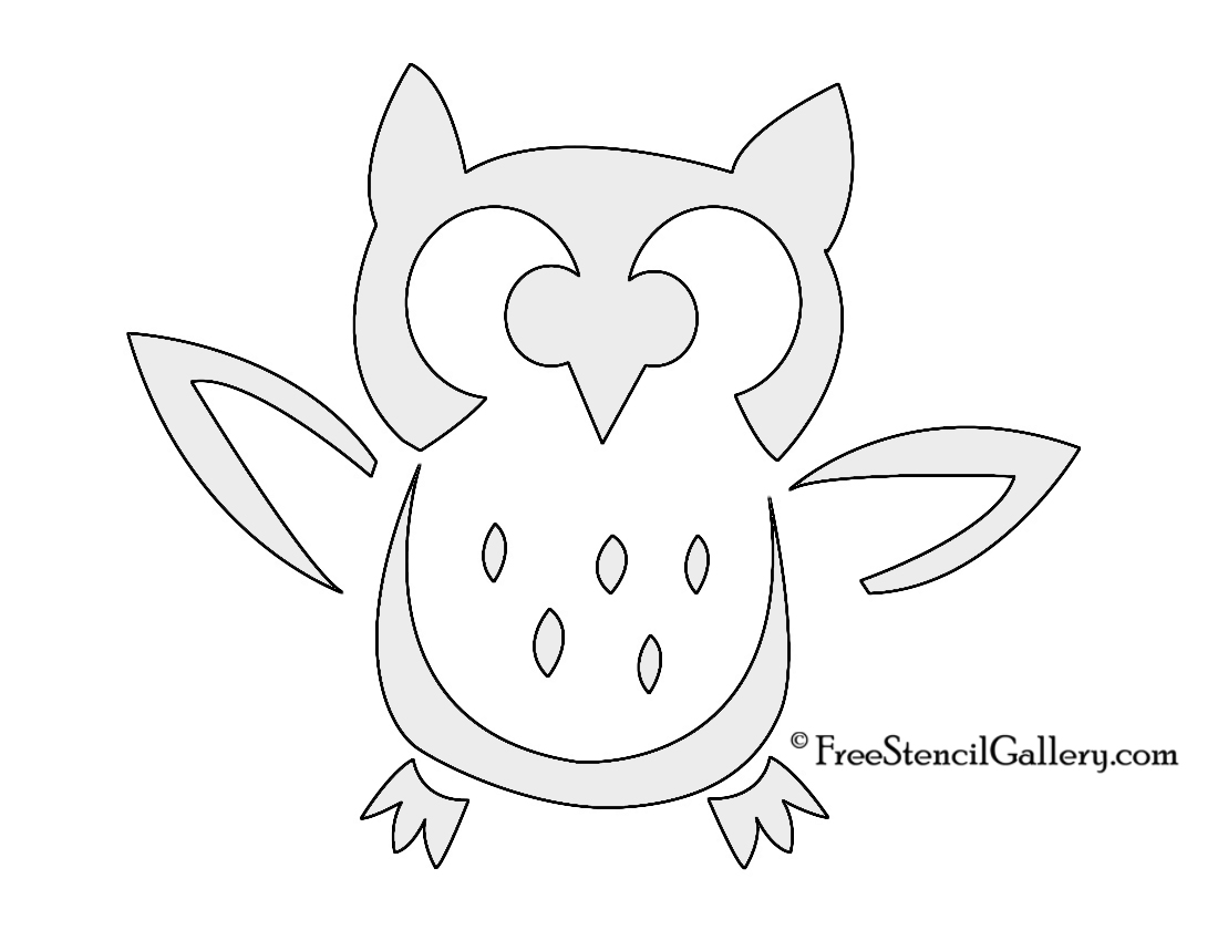 Owl Stencil Free Stencil Gallery