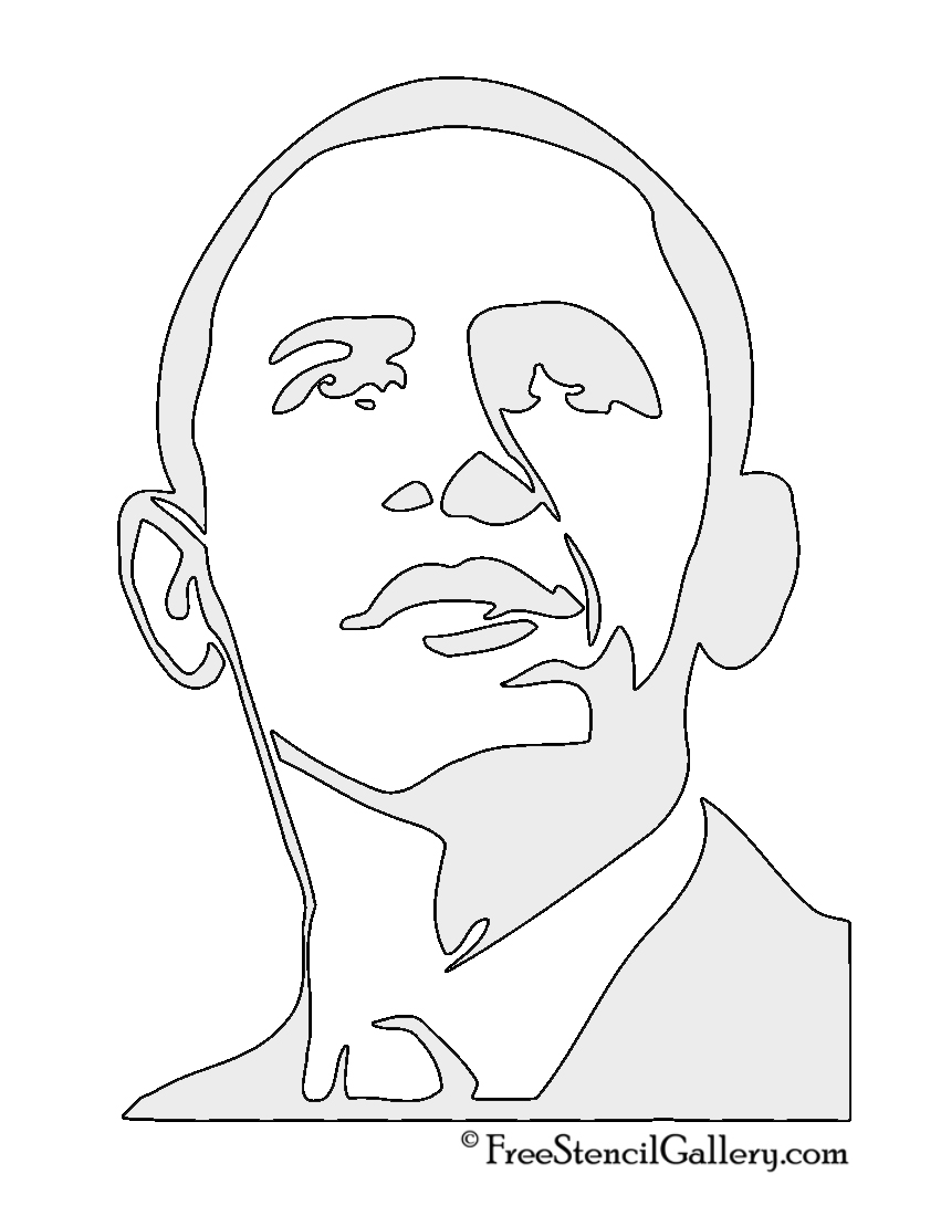 Barack Obama Stencil 2