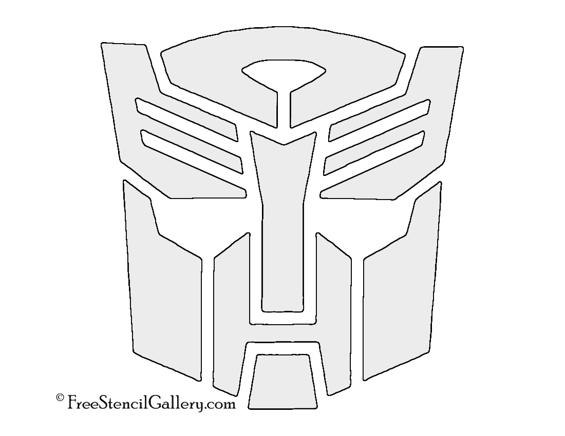 Transformers - Autobot Symbol Stencil