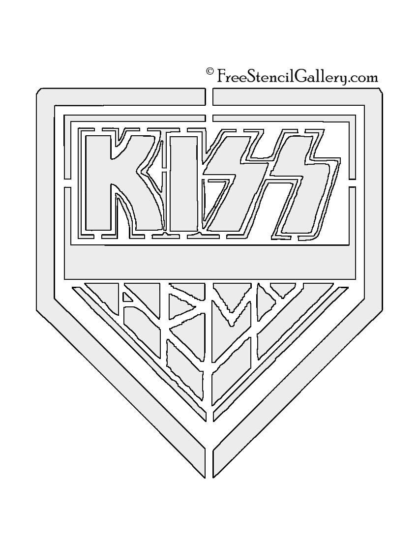 Kiss Army Stencil