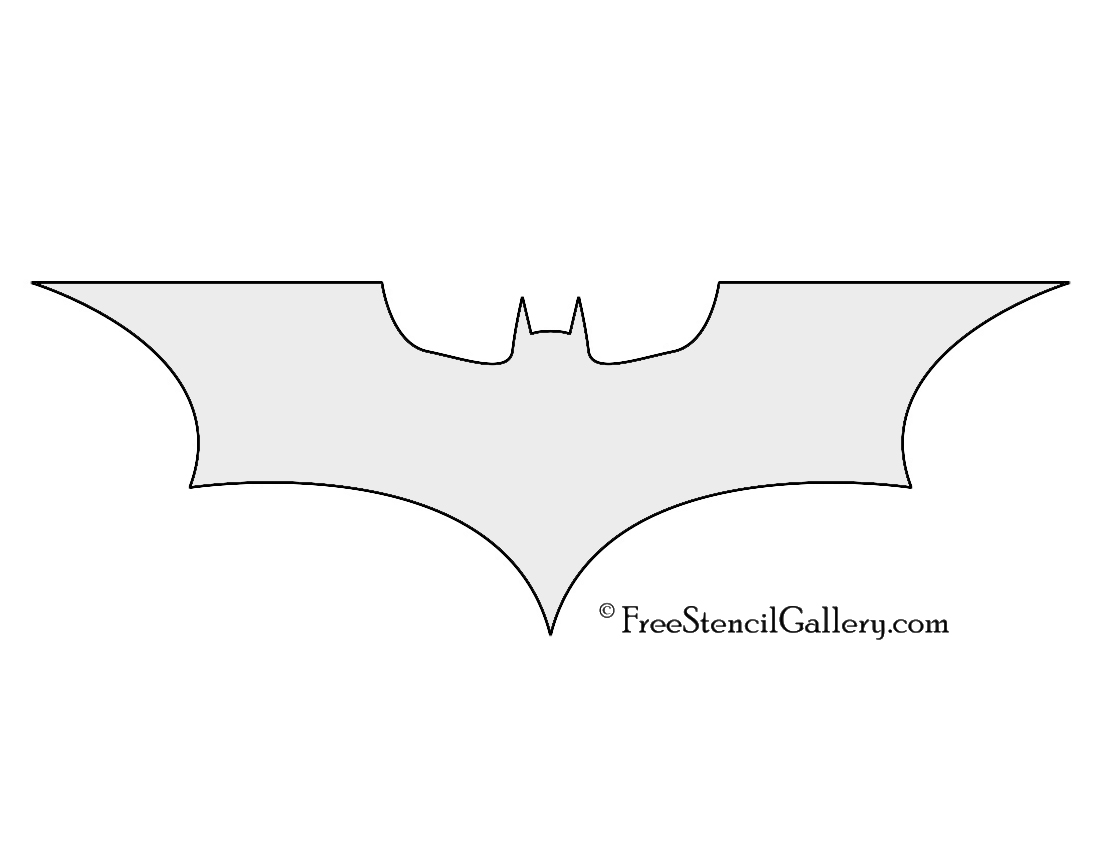 Batman Symbol Stencil Free Stencil Gallery