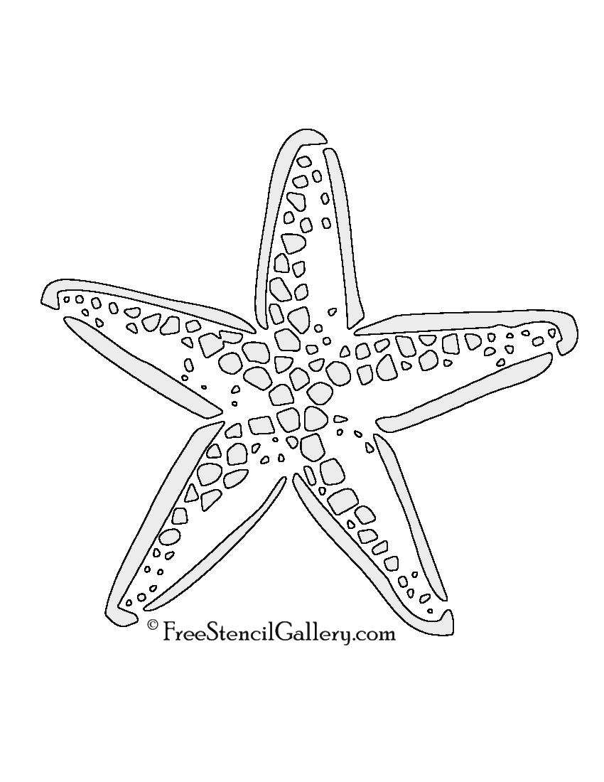 Starfish Stencil Free Stencil Gallery