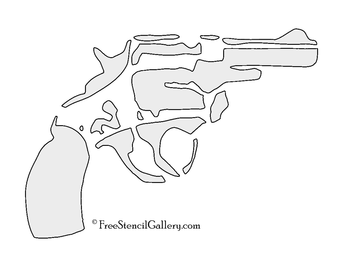 Handgun Stencil