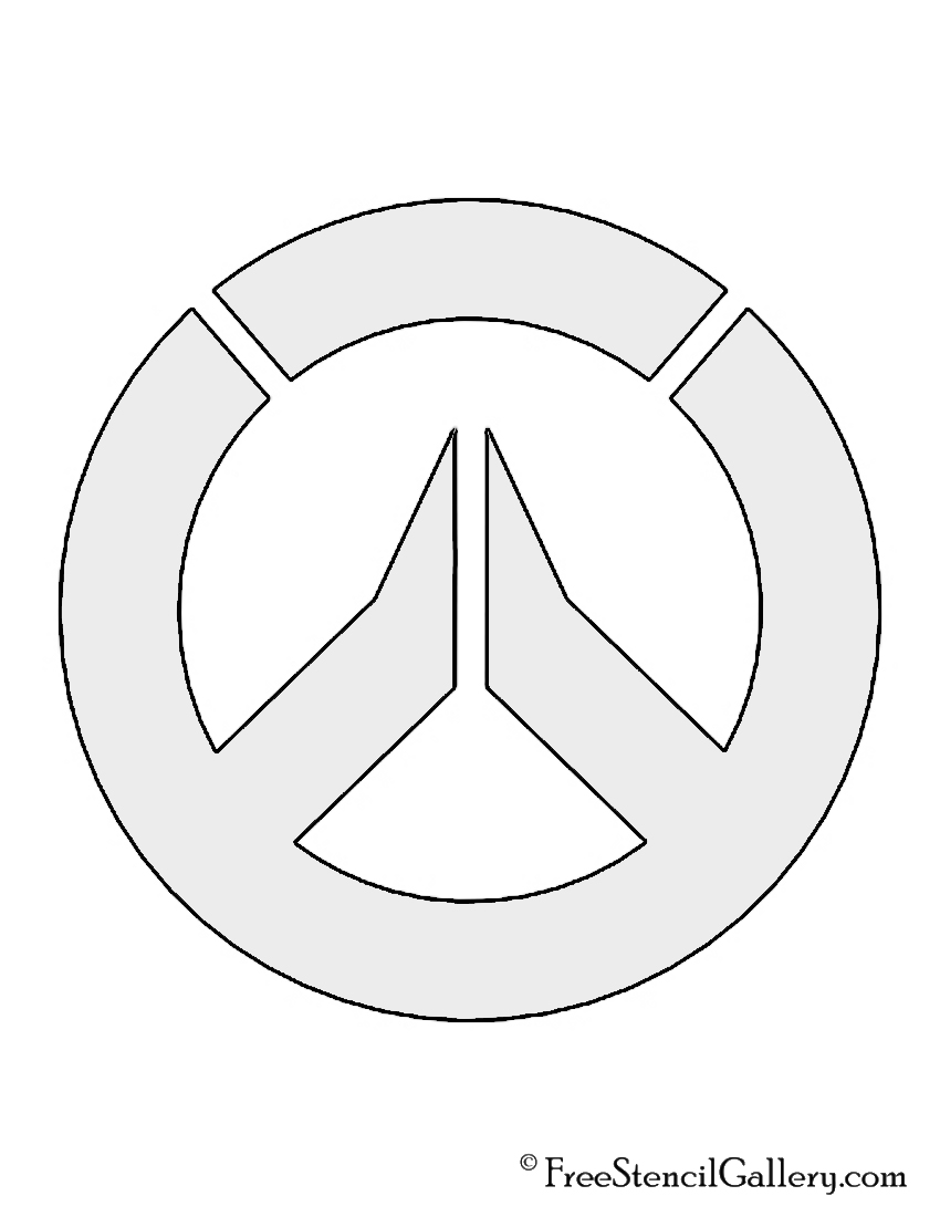 Overwatch Symbol Stencil