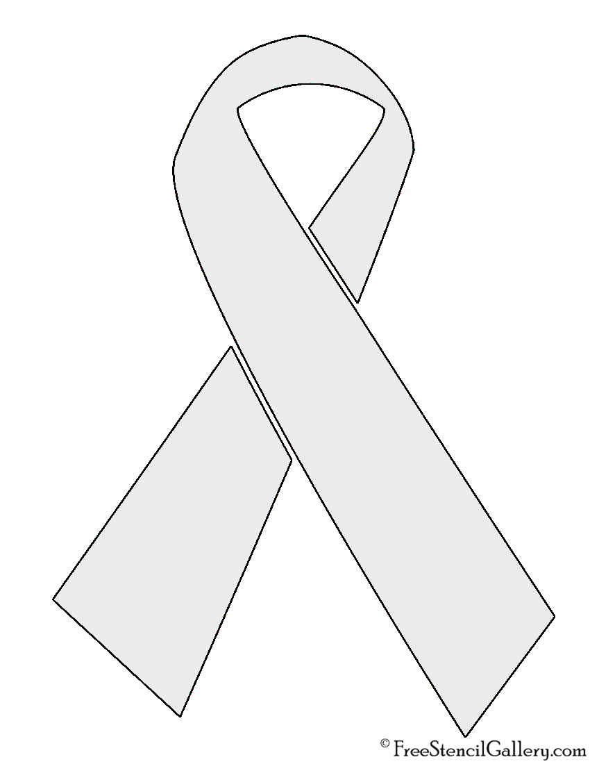 Awareness Ribbon Stencil Free Stencil Gallery