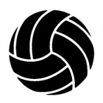 Volleyball Stencil