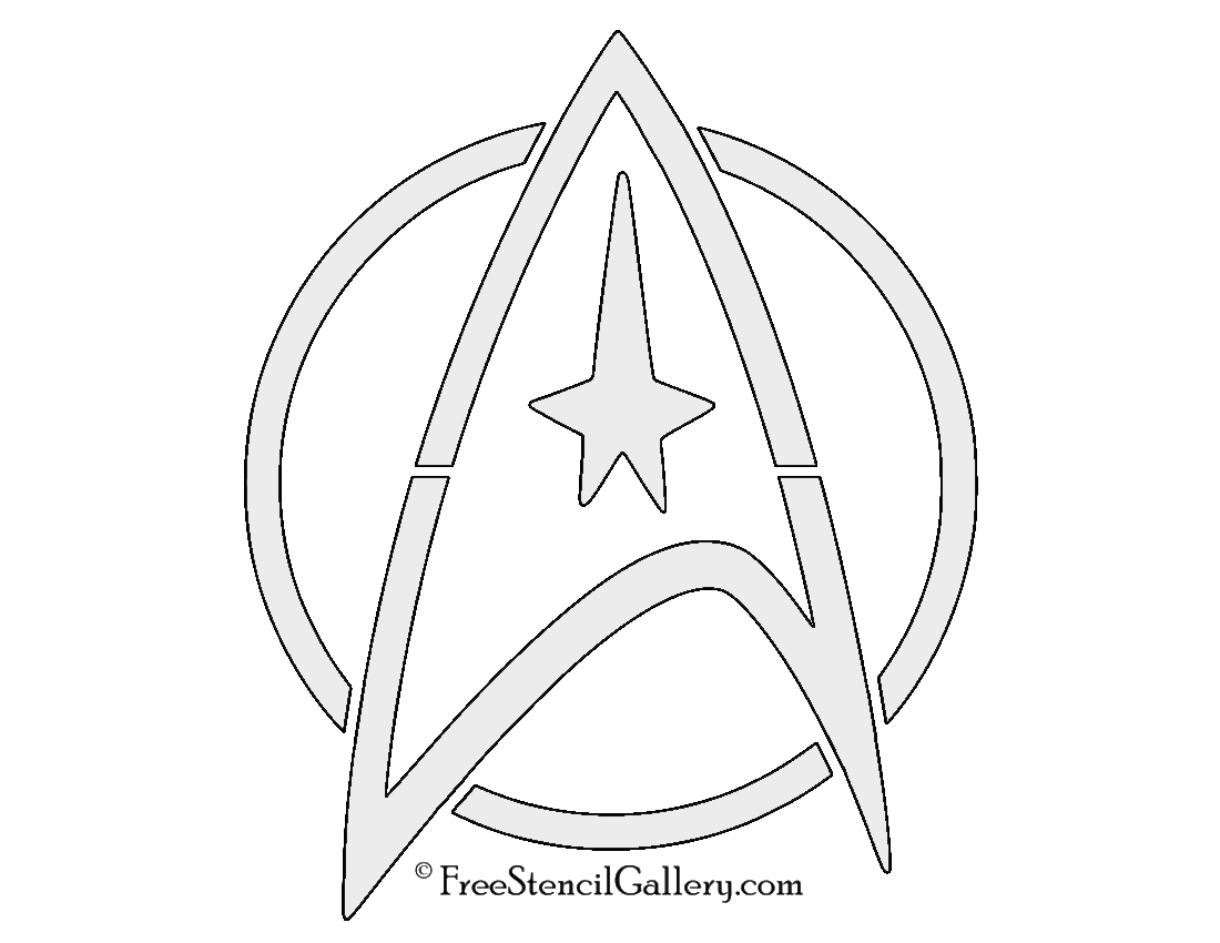 Star Trek Command Insignia Stencil Free Stencil Gallery