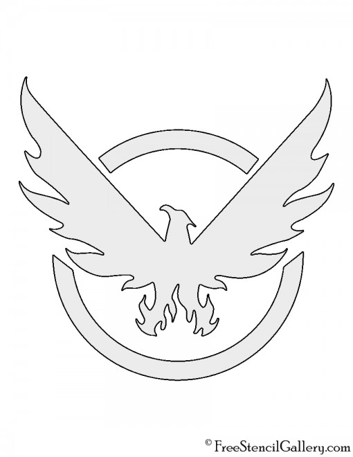 The Division Logo Stencil