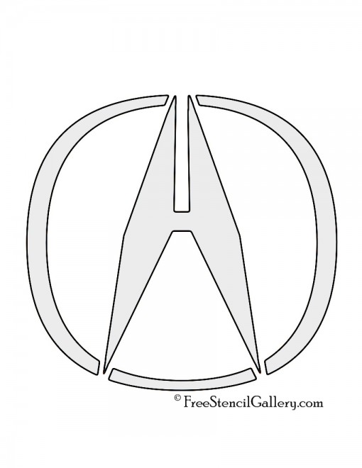 Acura Logo Stencil