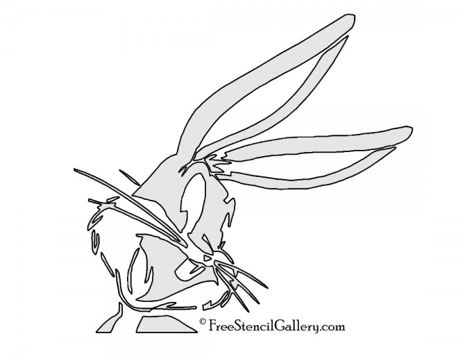 Bugs Bunny Stencil