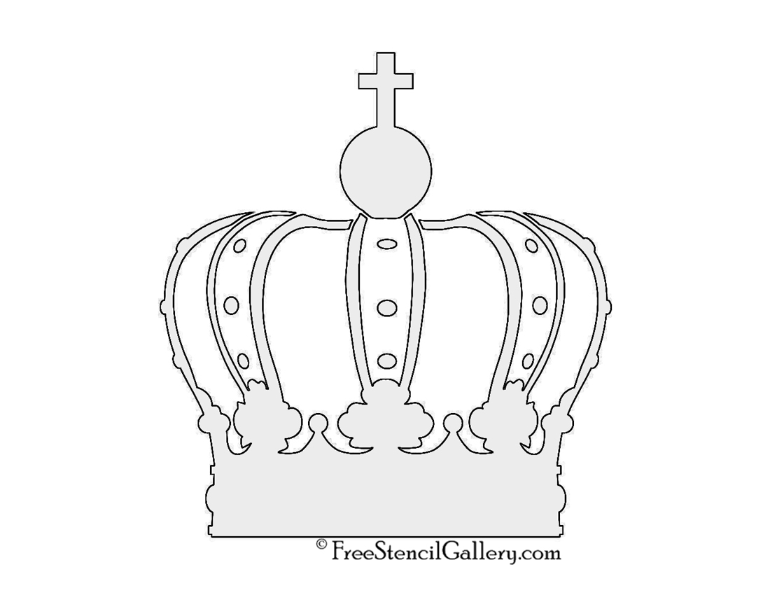 Crown Stencil Free Stencil Gallery