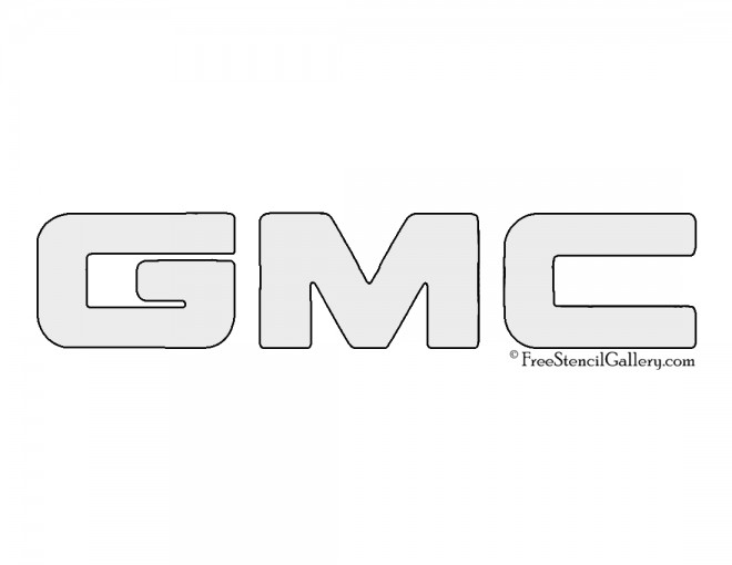 GMC Logo Stencil