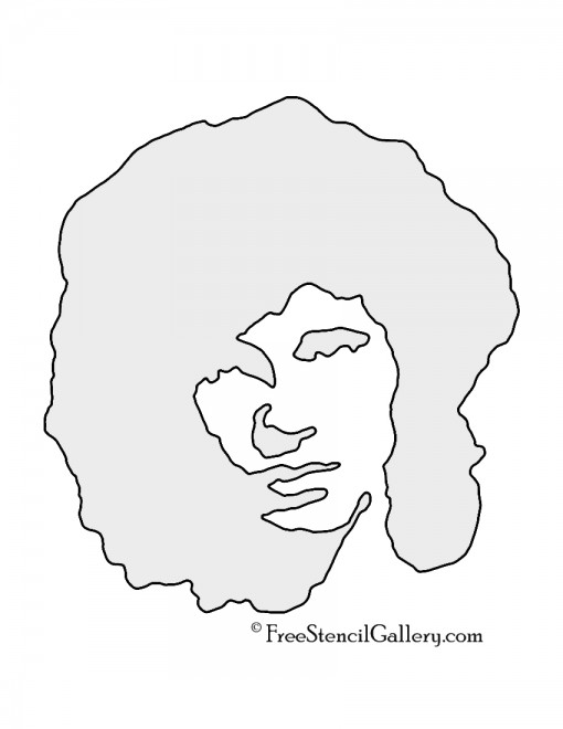 Jim Morrison Stencil