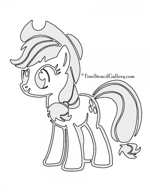 My Little Pony - Applejack Stencil