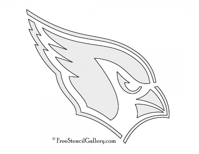 NFL Arizona Cardinals Stencil