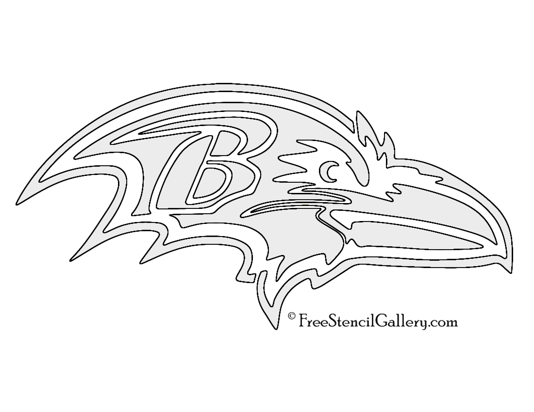 NFL Baltimore Ravens Stencil Free Stencil Gallery