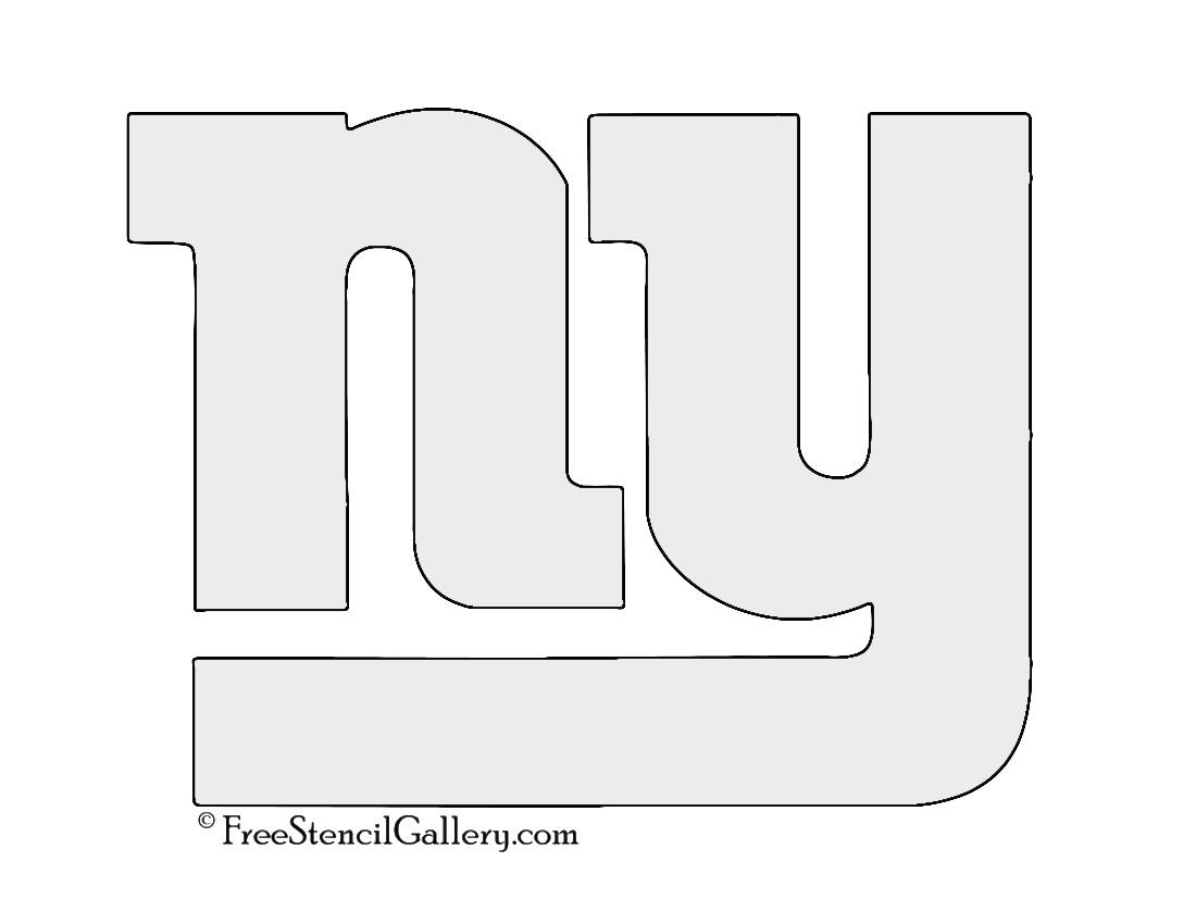 New York Giants Nfl Pumpkin Stencils