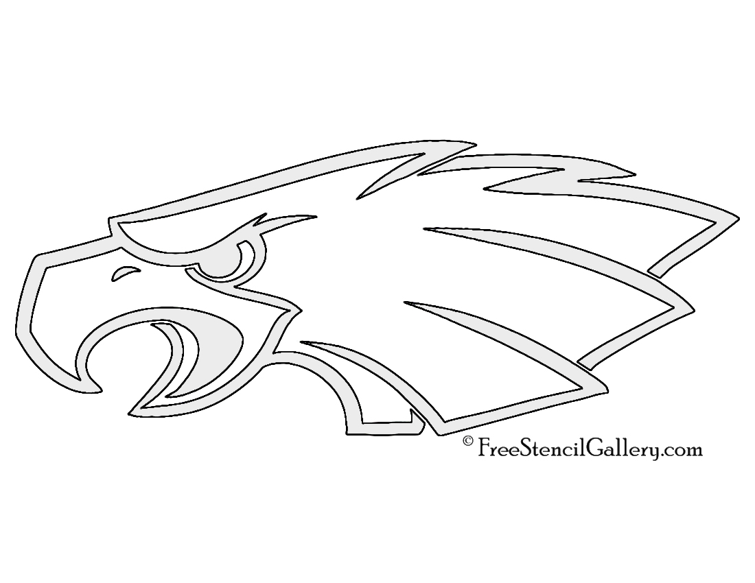 Philadelphia Eagles Stencil Template