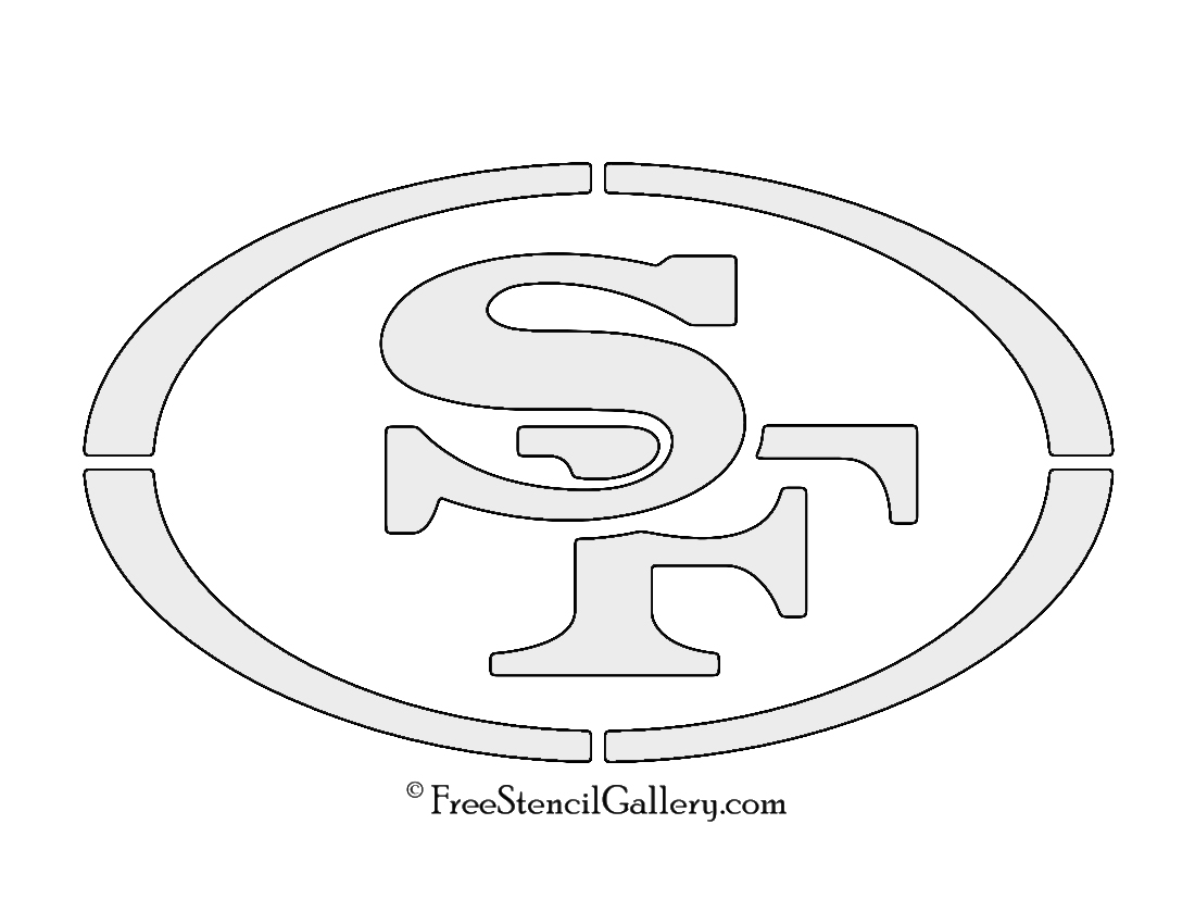 49ers Stencil Printable