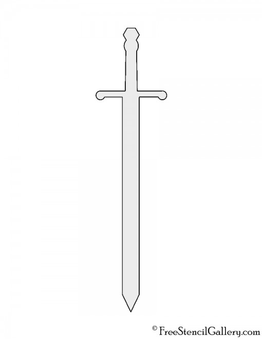 Sword Stencil