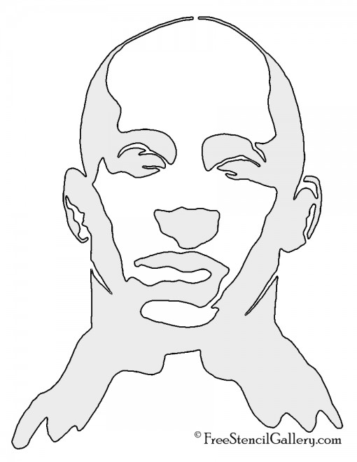 Vin Diesel Stencil