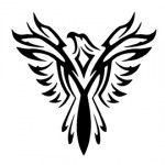 Eagle Tribal Stencil