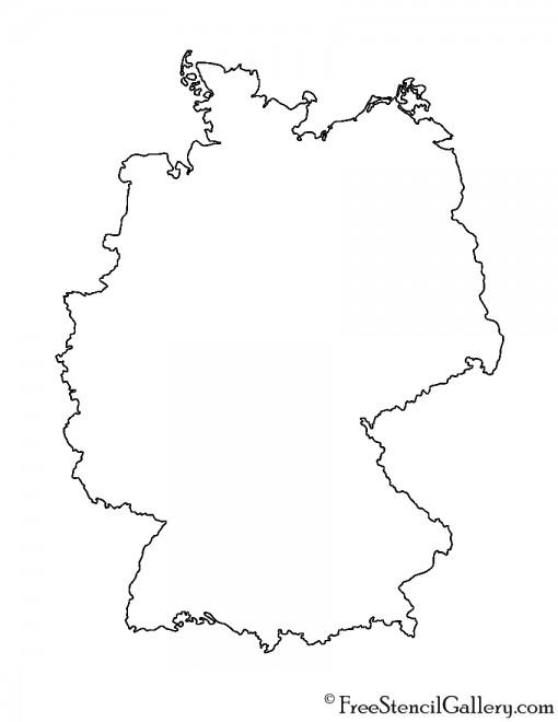 Germany Stencil