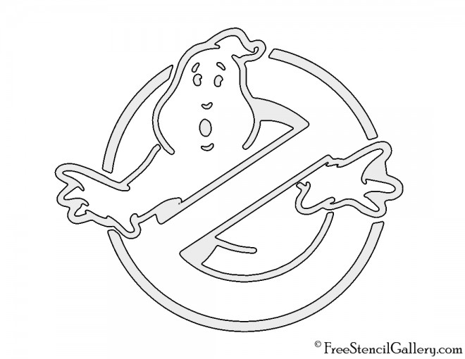 Ghostbusters Logo Stencil