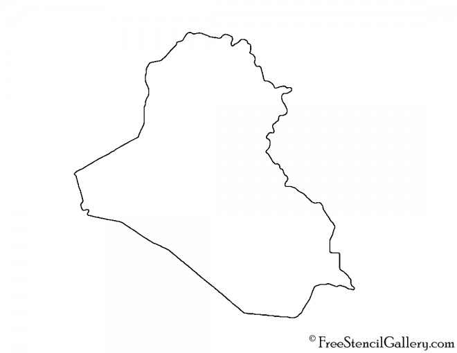 Iraq Stencil