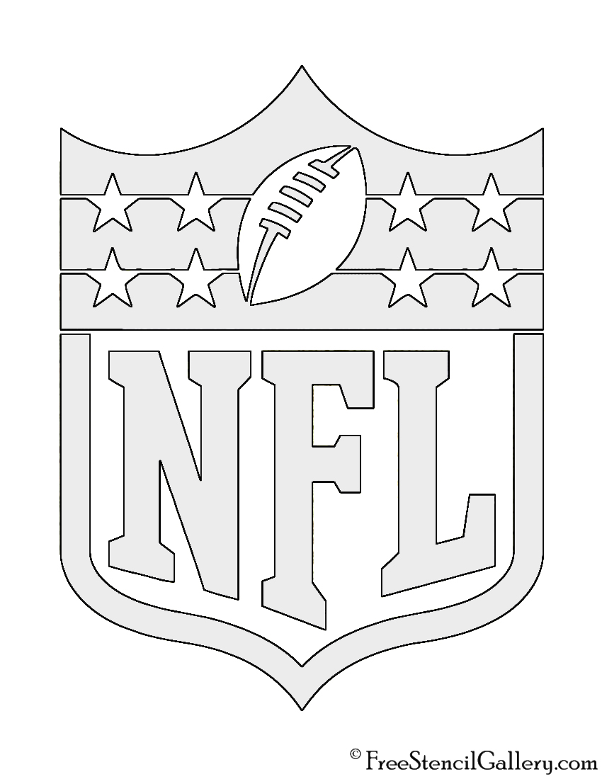 NFL Logo Stencil Free Stencil Gallery