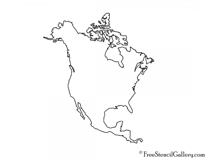 North America Stencil