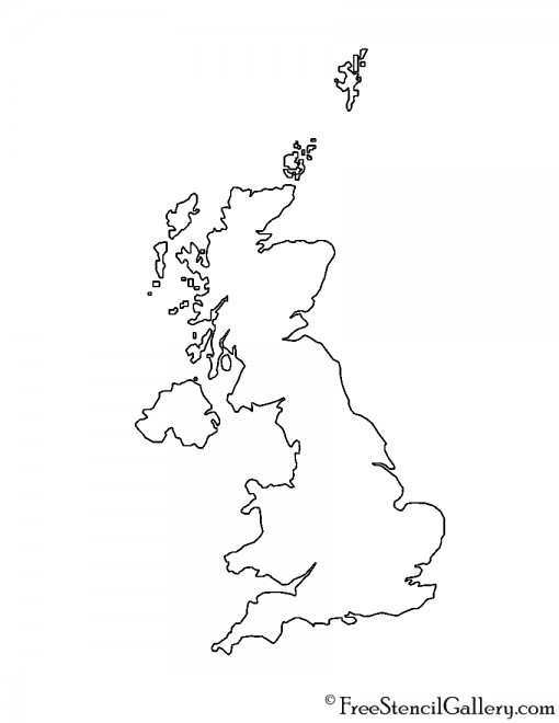 United Kingdom Stencil