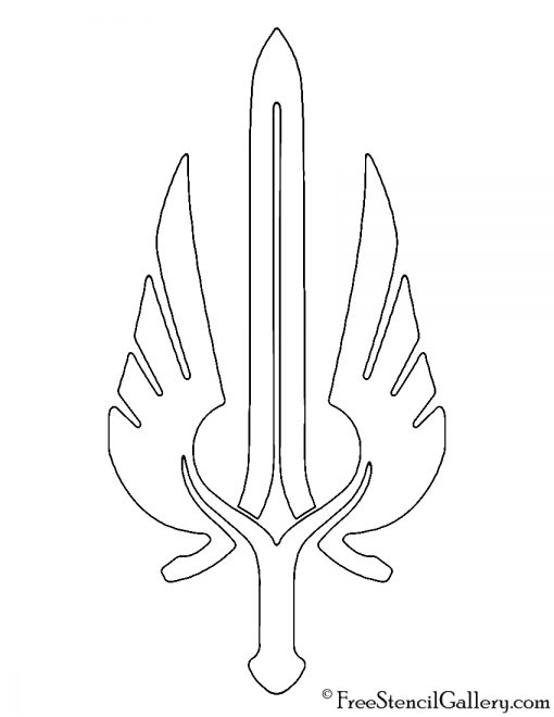 League of Legends - Demacia Crest Stencil