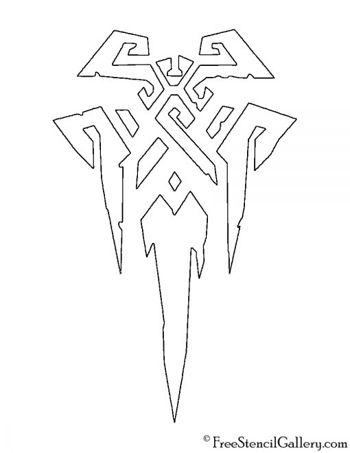 League of Legends - Freljord Crest Stencil