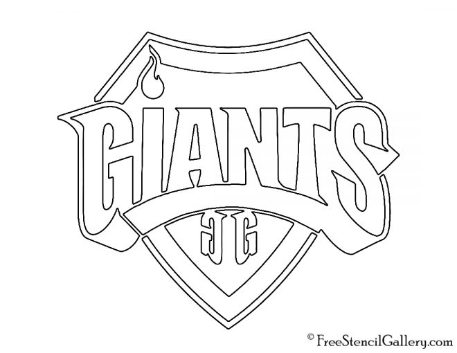 Giants Gaming Logo Stencil