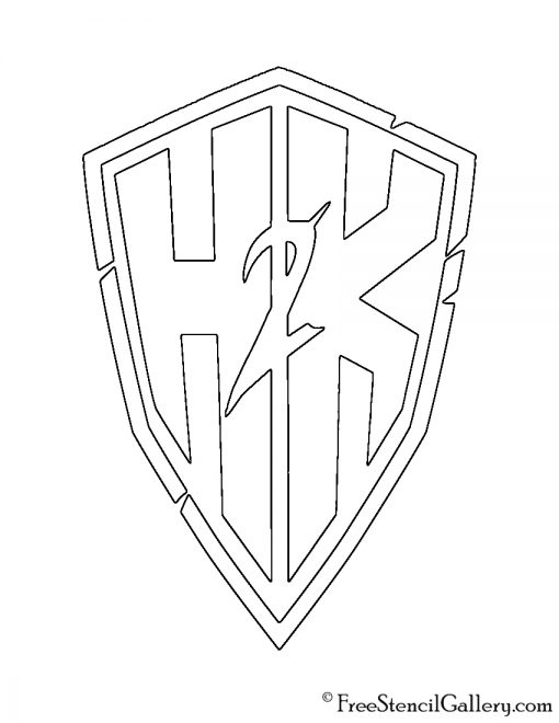 H2K-Gaming Logo Stencil