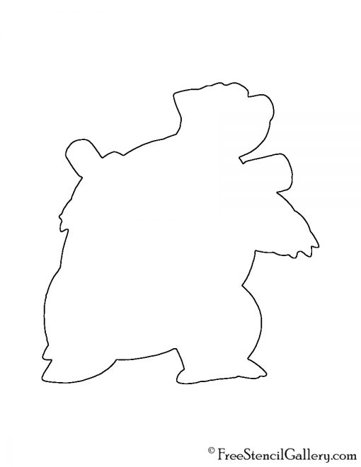 Pokemon - Blastoise Silhouette Stencil