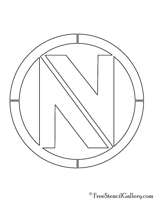 Team Envy Logo Stencil