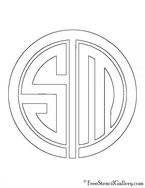 Team SoloMid Logo Stencil