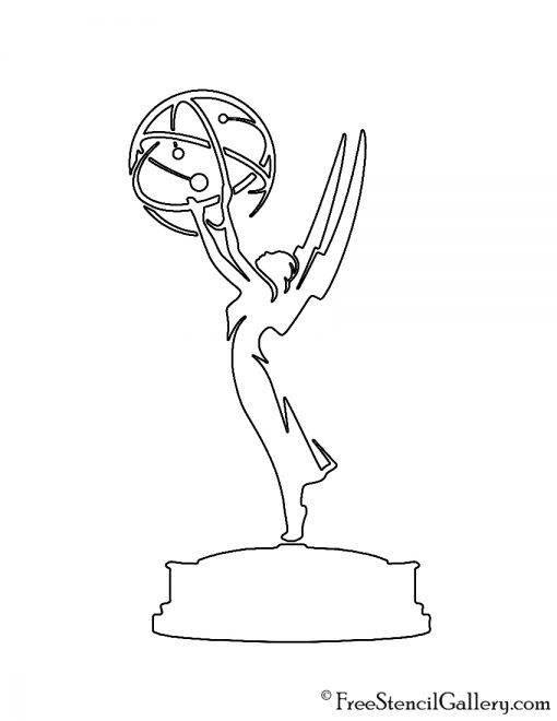Emmy Award Stencil