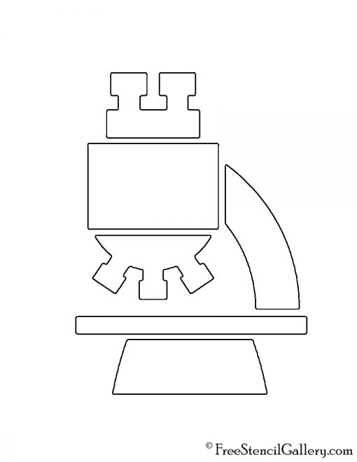 Microscope 03 Stencil