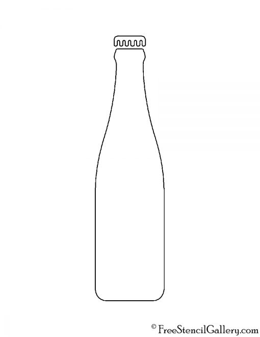 Soda Bottle Stencil