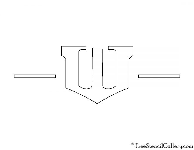Wayne Enterprises Logo Stencil