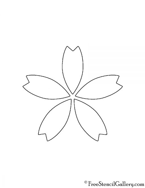 Flower 02 Stencil